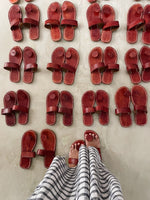 batik 006 x leather sandal bundle