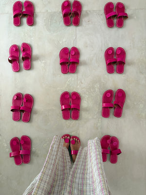 leather sandal