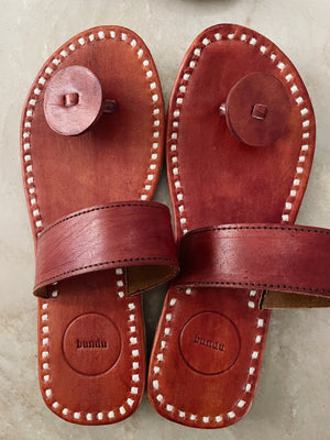 leather sandal