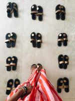 leather sandal